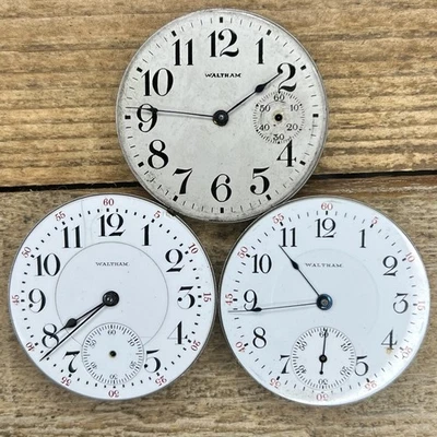 16s Waltham Pocket Watch Movements - Grade 637, P.S. Bartlett - 17 Jewels, Adj - Image 1 of 2