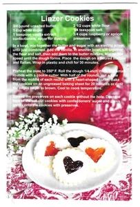 Recipe Chrome Postcard Linzer Cookies Ingredients and Instructions - Picture 1 of 2