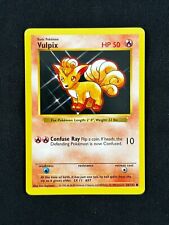 HP ERROR Vulpix 68/102 Shadowless Pokémon Card Base Set Common WOTC NM *2