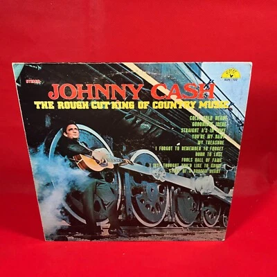 JOHNNY CASH The Rough Cut King Of Country Music 1971 USA vinyl LP compilation - Image 1 of 4