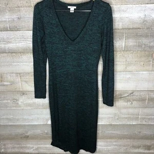 Bar lll XS green v neck long sleeve midi dress - Picture 1 of 3