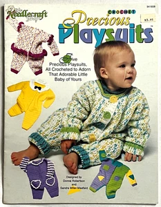 Precious Playsuits Jumpsuits Crochet Patterns Book 5 Designs 12 months 2T & 3T - Picture 1 of 1