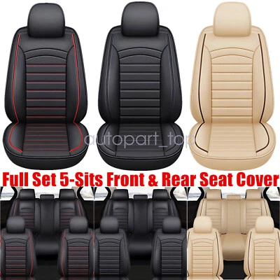 PU Leather 5-Seats Front & Rear CAR SEAT COVER For Land Rover Range Rover Evoque - Image 1 of 4