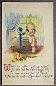 Kewpie On Telephone  by Gardner Bender SHIPS FREE - Picture 1 of 2