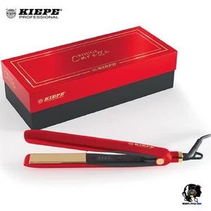 KIEPE PIASTRA PER CAPELLI PROFESSIONALE CARESS ROSSA NANO TITANIO 230° LISCIANTE - Foto 1 di 8