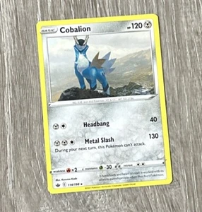 Cobalion 114/198 Non Holo Rare Chilling Reign Pokemon Card - Picture 1 of 3