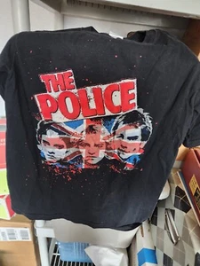 The Police World Tour 2007-2008 Tour Shirt S Small Sting Vintage - Picture 1 of 2