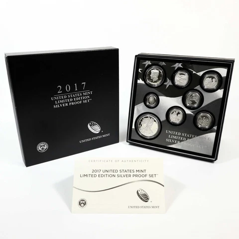 2017 Limited Edition Silver Proof 8 Piece Set SKU:CPC2905 Cover