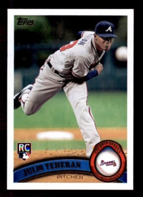 2011 Topps Update #US152 Julio Teheran RC NMMT - Image 1 of 2