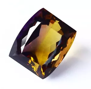 Ametrine Cushion Cut AAA 43.25 CT Quality Calibrated Flawless loose Gemstone - Picture 1 of 9