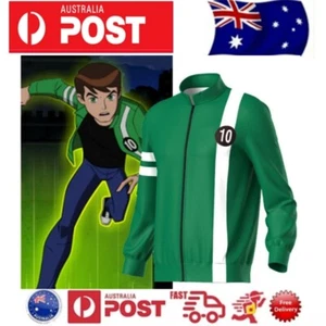 Ben10 Alien Force Ultimate Omnitrix Green Hoodie Cosplay Halloween Fancy Jacket - Picture 1 of 6