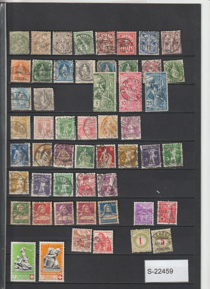 Switzerland old mixed lot S-22459 - Image 1 of 1