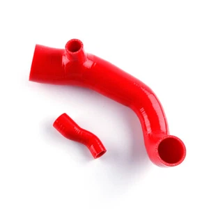 FIt MINI COOPER S R55 R56 R57 07-12 Air Intake Boost Silicone Inlet Pipe Red - Picture 1 of 8