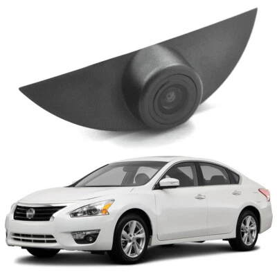 170° CCD Car Front View Camera Logo Embedded for 2013-2018 Nissan Altima Sedan - Image 1 of 4