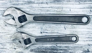 2 verstellbare Schraubenschlüssel, gesenkgeschmiedeter Stahl Made in Germany, 1/2"x8" 3/8"x6" - Bild 1 von 7