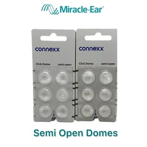 Miracle Ear 2.0 Semi Open Click Domes For RIC Models- 2 Pack (12 Domes) 10670790 - Picture 1 of 12