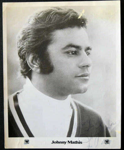 Johnny Mathis Hand Signed Picture 8"X10" Cover