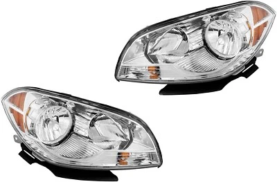 Headlights For 2008 2009 2010 2011 2012 Chevy Malibu Left Right Pair Nice Foto 1 de 4