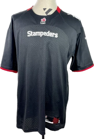 Calgary Stampeders Football Jersey Shirt XL - Reebok Authentic CFL Outlaw Cover