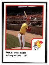 Mike Watters 1986 ProCards Albuquerque Dukes #27 Los Angeles Dodgers