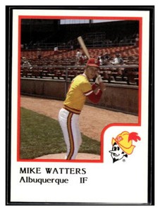 Mike Watters 1986 ProCards Albuquerque Dukes #27 Los Angeles Dodgers