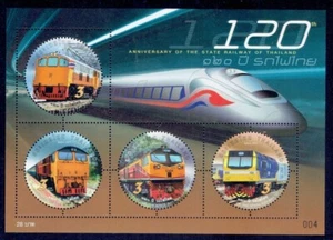 THAILAND 2017 Thai Railway S/S - Picture 1 of 1