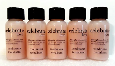 Philosophy Celebrate Love Conditioner Blackberry Musk Travel Toiletries x5 RARE - Image 1 of 4