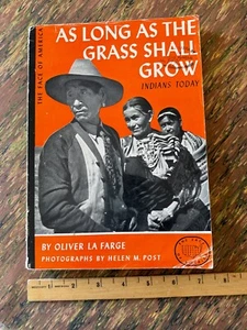 Solange das Gras wächst La Farge, Oliver Softcover 1940 INDIANER HEUTE - Bild 1 von 7