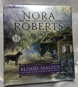 Nora Roberts Audio on CD Blood Magick Book 3 of The Cousins O'dwyer Trilogy NEW - Picture 1 of 4