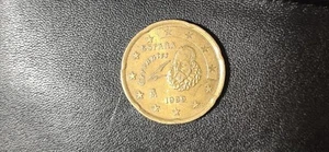 moneda de 20 céntimos acuñada con la cara de Cervantes en España 1999 - Imagen 1 de 2