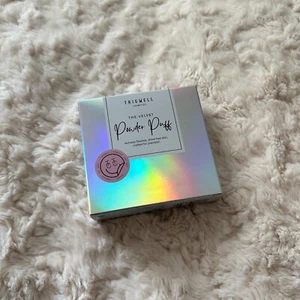 Trigwell Cosmetics Black Velvet Powder Puff x 2 NEW IN BOX Regular Duo - Picture 1 of 2
