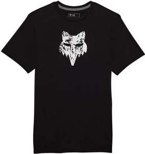 Fox Racing World Tech Mens Short Sleeve T-Shirt Black - Picture 1 of 4