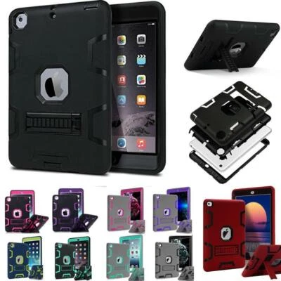 For Apple iPad 2/3/4/7/8/9 Mini 12345 Air 1/2 10.2"10.9”11"  Military Case Cover - Image 1 of 4