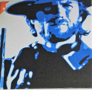 Impresión Giclee de Clint Eastwood sobre Lienzo Montada en Madera por Sarah Hood - Imagen 1 de 3