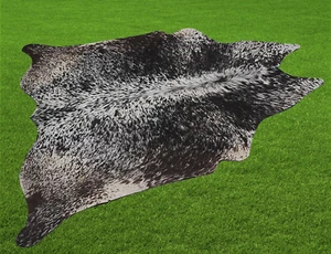 100% New Cowhide Rugs Area Cow Skin Leather (42" x 44") Cow hide SA-2218 - Picture 1 of 3