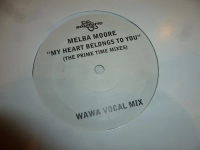 MELBA MOORE - My heart belongs to you - UK 2-track 12" Single - White Label - Image 1 of 4