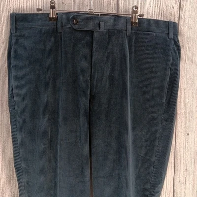 Pantalones de pana Incotex Venezia 1951 para hombre 38 azul pierna recta algodón cachemir Foto 1 de 4