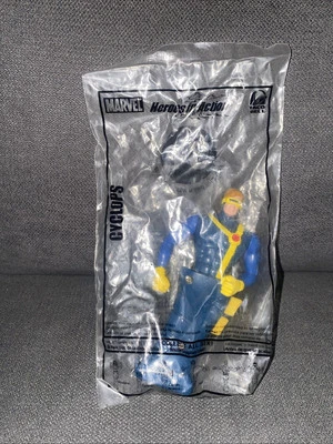 "Juguete de lucha de mano Marvel Cyclops 5,5"" Taco Bell 2001 - sin abrir en bolsa" Foto 1 de 2