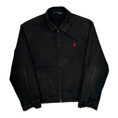 Chaqueta Polo By Ralph Lauren Harrington - 2XL Algodón Negro Foto 1 de 4