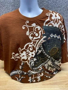 Akademiks Mens T Shirt Size 2XL Roman Warrior Hip Hop Y2K 90S Retro - Picture 1 of 12