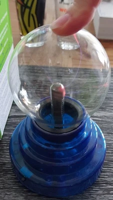 Magische Plasmakugel von Moses in blau und OVP - Bild 1 von 2