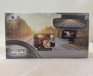 Minolta MNCD337N 2-Channel 1080P Dash Camera w/3.0" LCD & Interior Camera Black - Picture 1 of 6