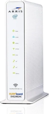ARRIS Surfboard (24x8) DOCSIS 3.0 Cable Modem Plus AC1750 Dual Band Wi-Fi Rou - Image 1 of 4