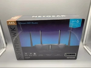 NETGEAR NIGHTHAWK RAX43 DUAL-BAND 5-STREAM WI-FI 6 ROUTER AX5 SEALED BRAND NEW - Picture 1 of 3