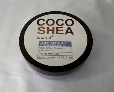 Manteca corporal acondicionadora Bath & Body Works COCO KARITÉ COCO 8 OZ original  Foto 1 de 2