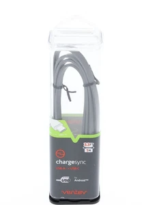 Ventev USB-A to USB-C 3.2 Ft Cable Gray - Picture 1 of 2