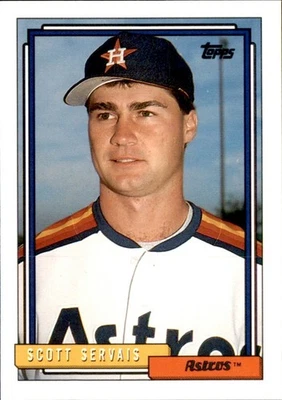 1992 Topps - Scott Servais #437 (RC) - Image 1 of 2