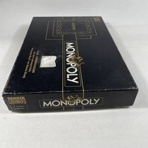 Monopoly schwarze DM Version Club Sonderausgabe Parker 1989 volständig mit Buch - Bild 1 von 10