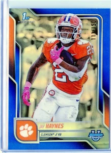 2025 Bowman Chrome U University Jay Haynes Blue /150 1st  - Picture 1 of 2