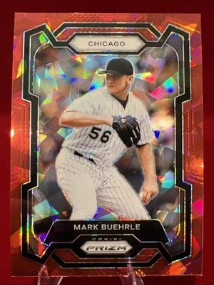 Panini Prizm #46 Mark Buehrle Red Ice Prizm 2024. *B1 Foto 1 de 2
